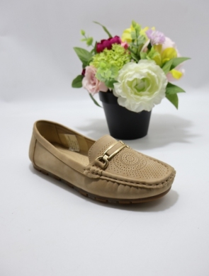 Mokasyny damskie na płaskim (36-41) ARS-95-4 KHAKI