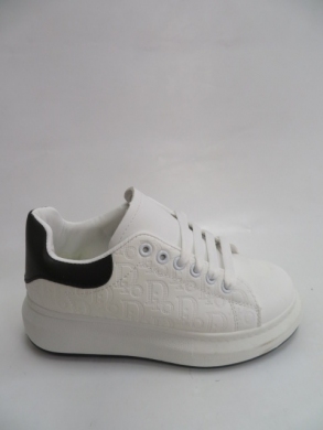 Buty sportowe damskie na płaskim (36-41) XHBD-29 WHITE