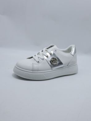 Buty sportowe damskie na płaskim (36-41) JDJ-30 WHI/SIL