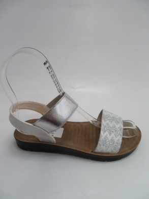 Sandały damskie na płaskim (36-41) XAR-1 SILVER