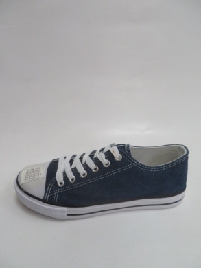 Trampki damskie na płaskim (36-41) WQ801 DBLUE