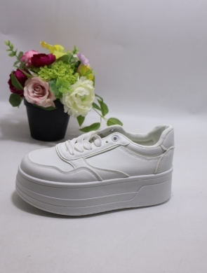 Buty sportowe damskie na płaskim (36-41) 7-16 WHITE