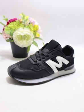 Buty sportowe damskie na płaskim (36-41) ALLS-18 BLACK