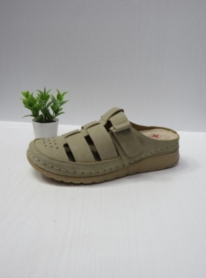 Klapki damskie na koturnie (36-41) 4026 BEIGE