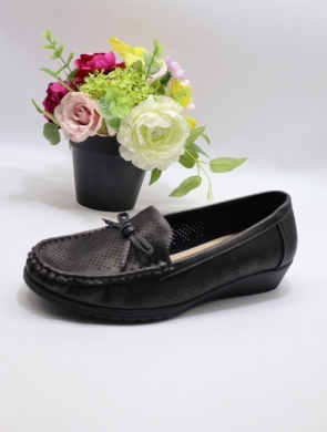 Mokasyny damskie na koturnie (36-41) YEHJ-233 BLACK