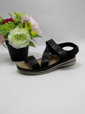 Sandały damskie na płaskim (36-41) KS-9108 BLACK