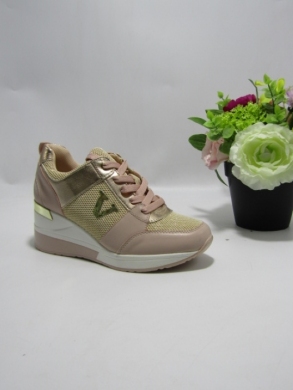Buty sportowe damskie na koturnie (36-41) HS165 PINK