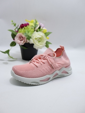 Buty sportowe damskie na płaskim (36-41) REB055 PINK