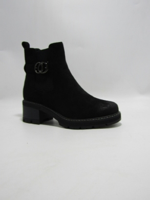 Botki damskie ocieplane na obcasie (36-41) SA3106-10 BLACK