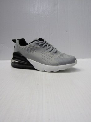 Buty sportowe damskie na płaskim (36-41) R476 GREY/BL