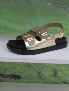 Sandały damskie na płaskim (36-41) 5054 GOLD