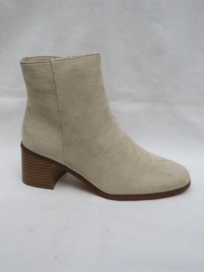 Botki damskie ocieplane na obcasie (36-41) DA92 BEIGE