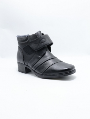 Botki damskie ocieplane na obcasie (36-42) 2665-1