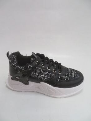Buty sportowe damskie na płaskim (36-41) 7003 BLACK