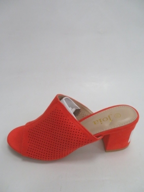 Klapki damskie na obcasie (36-41) F-40 ORANGE