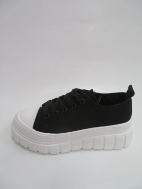 Trampki damskie na koturnie (36-41) VL150 BLACK