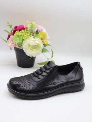 Półbuty damskie na płaskim (37-42) C936 BLACK