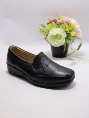 Półbuty damskie na płaskim (36-41) C-02 BLACK