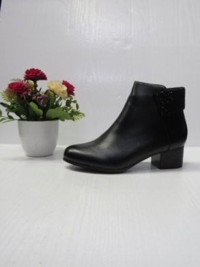 Botki damskie ocieplane na obcasie (36-41) 0101 BLACK