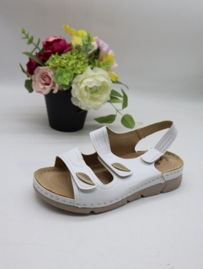 Sandały damskie na płaskim (36-41) 29789-2 WHITE