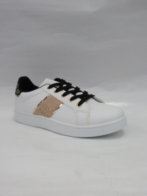 Buty sportowe damskie na płaskim (36-41) QS-61 PINK/BLACK