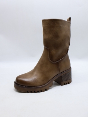 Botki damskie na obcasie (36-41) DES812 KHAKI