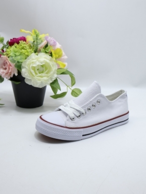 Trampki damskie na płaskim (36-41) 7BW-B16AW MORE/WHITE