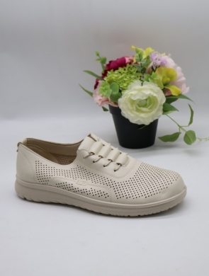 Półbuty damskie na płaskim (37-42) C936 BEIGE