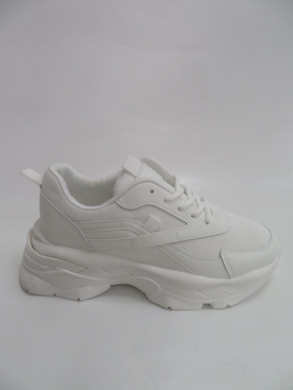 Buty sportowe damskie na płaskim (37-41) S219 WHITE