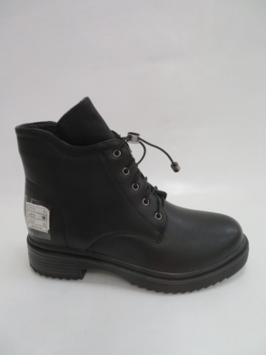 Botki damskie jesienne na płaskim (36-41) AK222-1 BLACK