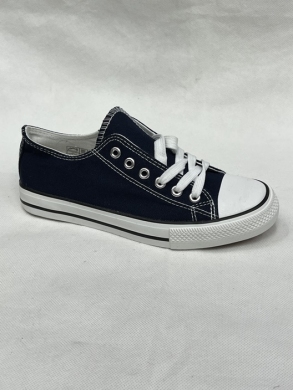 Trampki damskie na płaskim (36-41) 7-B16D NAVY