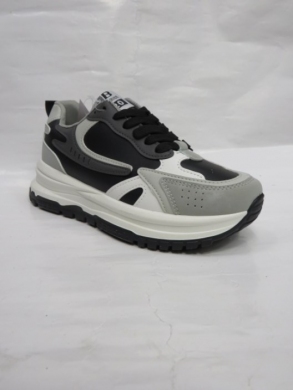 Buty sportowe damskie na płaskim (36-41) DH-2 BLACK/WHITE