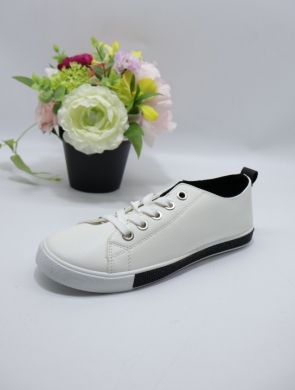 Trampki damskie na płaskim (36-41) C2001 BLACK