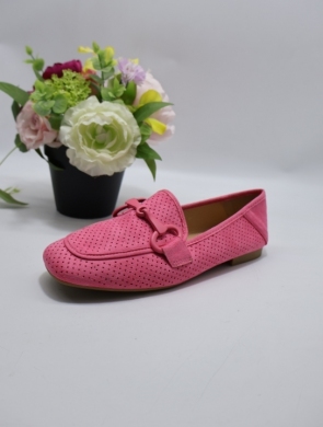 Mokasyny damskie na płaskim (36-41) 68-363 FUSIA