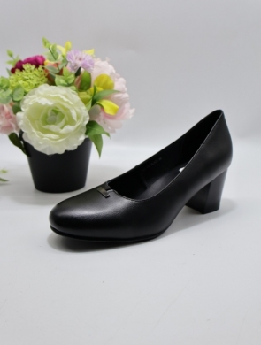 Czółenki damskie na obcasie (36-41) YCC-106 BLACK