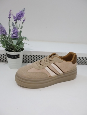 Buty sportowe damskie na płaskim (36-41) A021 KHAKI
