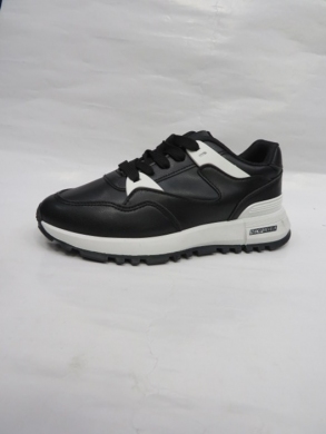 Buty sportowe damskie na płaskim (36-41) D2232 BLACK
