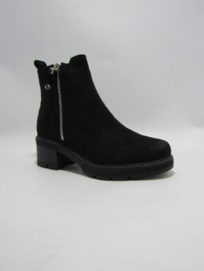 Botki damskie ocieplane na obcasie (36-41) SA3116-10 BLACK