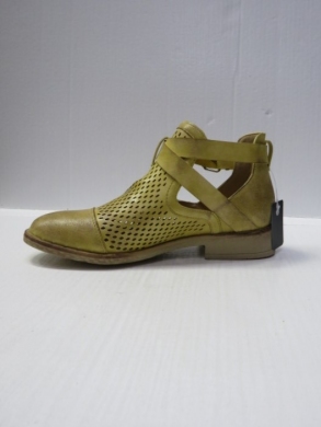 Botki damskie na płaskim (36-41) F3035 YELLOW