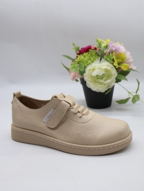 Półbuty damskie na płaskim (39-43) DTC06-6 BEIGE