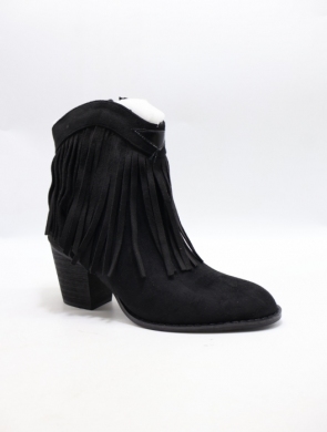 Botki damskie na obcasie (36-41) 260 BLACK