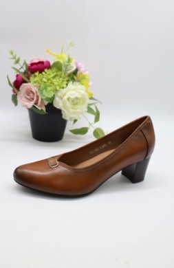 Czółenki damskie na obcasie (36-41) YCC-161 CAMEL