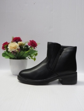 Botki damskie ocieplane na obcasie (37-42) XA66-1 BLACK