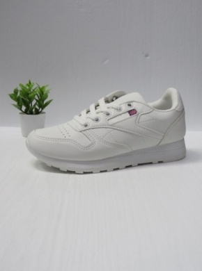 Buty sportowe damskie na płaskim (36-41) D55-3 ALLWHITE