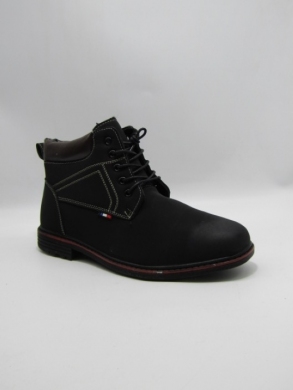 Botki męskie ocieplane (40-46) 9361-1 BLACK