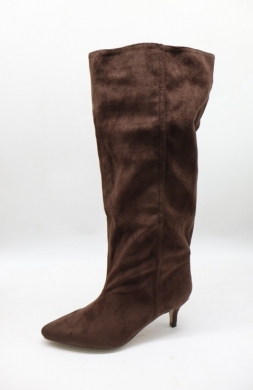 Kozaki damskie na szpilce (36-41) F205 BROWN
