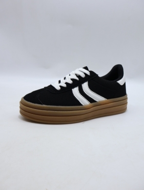 Buty sportowe damskie na płaskim (36-41) 9181 NOIR