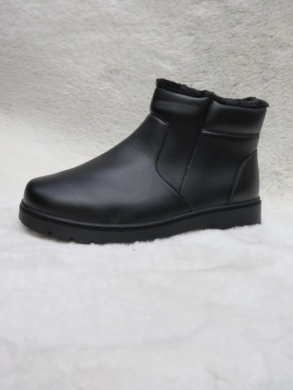 Botki męskie ocieplane (40-46) A12M BLACK