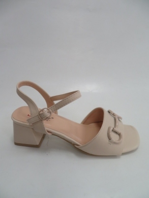 Sandały damskie na obcasie (36-41) LL265 BEIGE