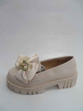 Mokasyny damskie na koturnie (36-41) UK82 BEIGE